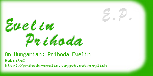 evelin prihoda business card